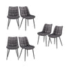 2/4/6x Dining Chairs Living Room Chairs w/ Backrest Velvet Padded Seat Cafe Pub