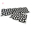 2PCS Home Kitchen Floor Mat Non Slip Runner Anti Fatigue Rug Set Door Decor