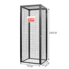 Gas Bottle Storage Cage Collapsible Cylinder Galvanised Steel Mesh Cages w/ Lock