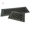 2PCS Home Kitchen Floor Mat Non Slip Runner Anti Fatigue Rug Set Door Decor