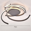 Aluminum LED Ceiling Lamp Ring Light Chandelier Lights Fixture Living Bedroom
