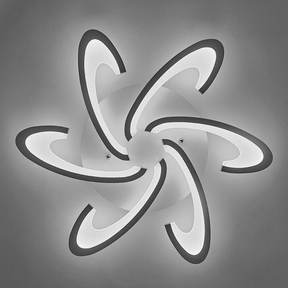 Cool White Square/Ring LED Ceiling Light Chandelier Lights Living Dining Room