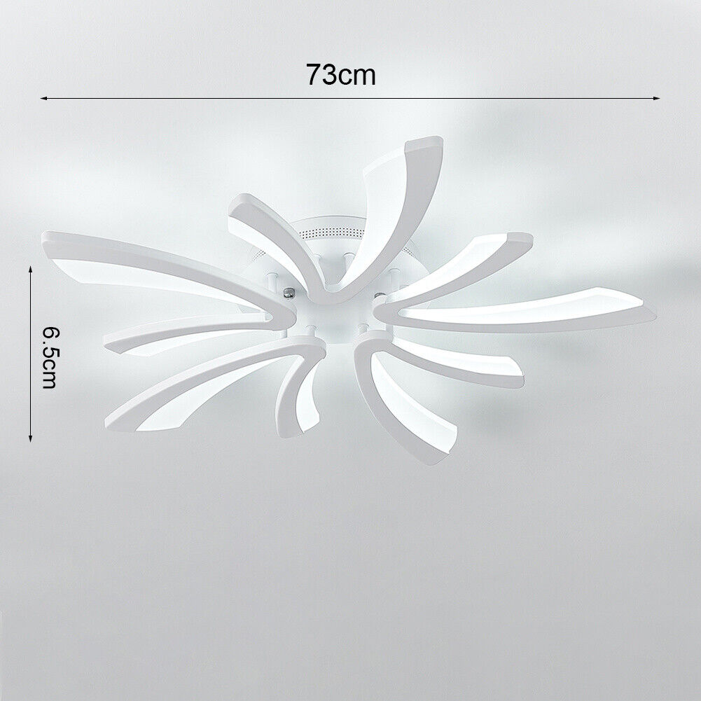 Cool White Square/Ring LED Ceiling Light Chandelier Lights Living Dining Room