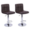 2X Faux Leather PU Bar Stools Breakfast Bar Chair Kitchen Stool Swivel Barstool