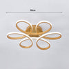 Aluminum LED Ceiling Lamp Ring Light Chandelier Lights Fixture Living Bedroom