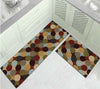 2PCS Home Kitchen Floor Mat Non Slip Runner Anti Fatigue Rug Set Door Decor