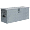 Aluminium Storage Box Silver Lockable Trailer Box Tool Box Organizer Chest