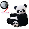 Baby Kids Plush Sofa Seat Children Bear Panda Soft Chair Toddlers Armchair Seat