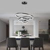 LED Pendant Light Ring Adjustable Lamp Ceiling Lights Decor Lighting Variable