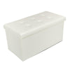 Folding Storage Ottoman Seat Stool Footstool Toy Storage Box Small/Large UK