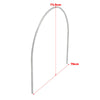 Greenhouse Plant Hoop Grow Garden Tunnel Hoop Support Hoops w/ Pipe Clamps Clips