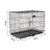 Metal Wire Pet Dog Puppy Cage Playpen Training Crate Kennel For Small Medium Dog