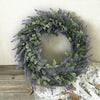 Artificial Silk Flowers Garland Hanging Lavender Boxwood Door Wreath Wedding NEW