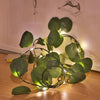 2M/10M Leaves Ivy Leaf Garland Fairy String Lights Party Garden Decor Lamp UK