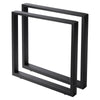 2 PCS Industrial Metal Table Legs Steel Dining Bench Coffee Desk Furniture Stand
