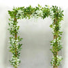 Artificial Fake Hanging Flowers Vine Plant Home Garden Decor Indoor Outdoor DDUK