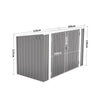 XL 6/7FT LARGE STORAGE SHED LOCKABLE UNIT DUSTBIN GARDEN OUTDOOR TOOL & BIKE BIN