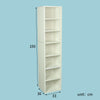 4/5/7Tier White Bookcase Bookshelf Storage Cube Shelving Unit Display Stand Rack
