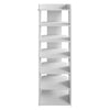 5/6/7/8 Tiers Shoe Rack Storage Shelf Corner Shoes Cabinet Organiser Unit Wood