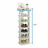 5/6/7/8 Tier Wooden Shoe Rack Storage Shelf Display Stand Organiser Unit Cabinet