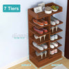 Wooden Shoe Rack Stand Storage Organiser Lightweight Compact Space Save Shelf