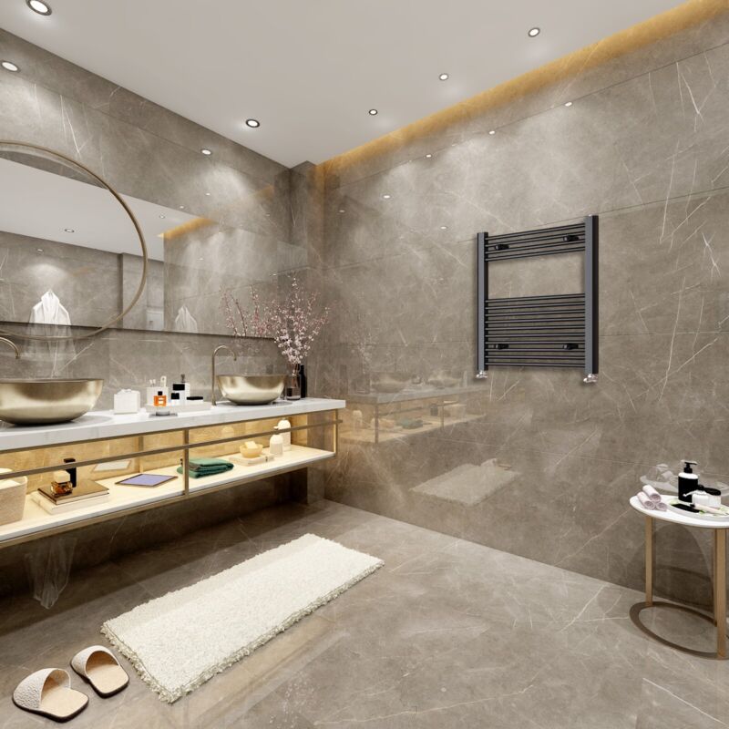 Bathroom Straight Curved Heated Towel Rail Radiator Staircase Heater Heated