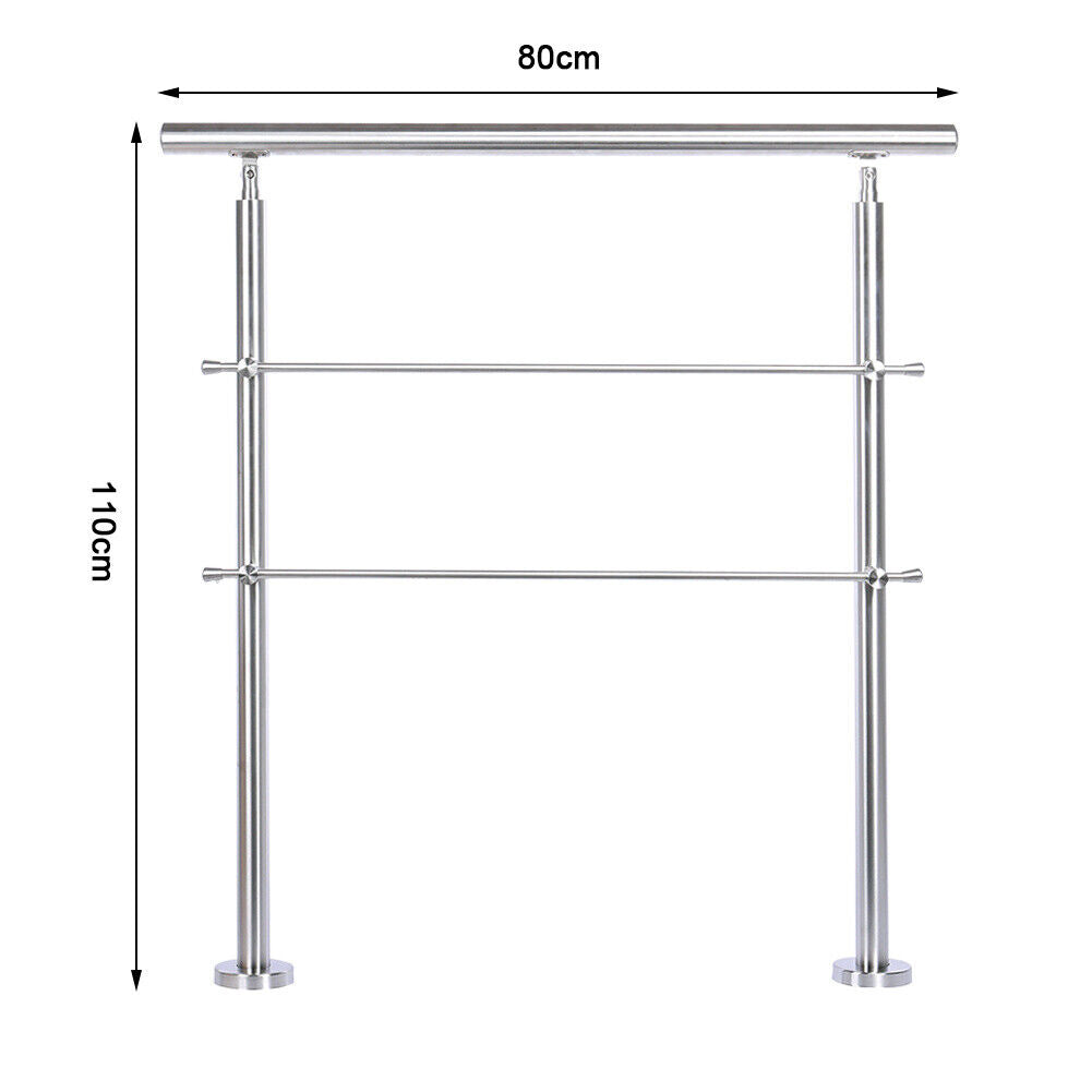 Outdoor Garden Handrail Safety Stair Steps Hand Rail Stainless Steel Balustrade