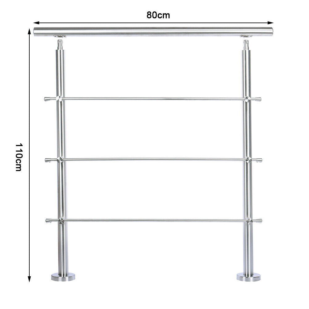 Outdoor Garden Handrail Safety Stair Steps Hand Rail Stainless Steel Balustrade