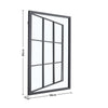 Large Window Wall Garden Mirror Ornament Indoor/Outdoor Arch Frame Mirrors Decor