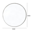 Nordic Metal Frame Wall Mounted Round Bathroom Make Up Vanity Mirrors Home Decor
