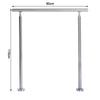 Angle Mobility Handrail Outdoor Rail Safety Grab Rail Garden Step Stair 80-240cm
