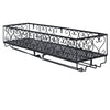 Full Metal Black Wall Mounted Gin Wine Glass Stemware Rack Display Holder