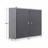 Wall Hanging Tool Cabinet Garage Tools Parts Storage Cupboard Metal Wall Mounted