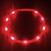 Light up LED All Size Dog Collar Adjustable USB Rechargeable Pet Safety Luminous