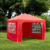 Gazebo Marquee Party Tent With Sides Waterproof Garden Patio Outdoor Canopy 3x3m