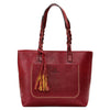 Large Women Leather Tassel Handbag Shoulder Bag School Messenger Satchel Tote