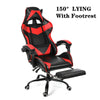Gaming Chair Executive Office Chair Recliner Computer Desk Seat With Footrest UK