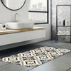 120cm Vinyl Floor Mat Rug Tile Mosaic Pattern Non Slip Easy Clean Home Decor