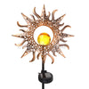Garden LED Solar Lawn Light Waterproof Outdoor Decor Flame/Sun Flower Shape Lamp