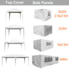 Top Cover Side Panels for Outdoor Pop Up Gazebo Garden Marquee Tent Replacement