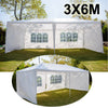 Large 3x6m Gazebo Marquee Canopy Outdoor Patio Garden Wedding Party Tent 4 Sides