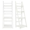 4 TIER FOLDING SHELF LADDER SHELVING UNIT DISPLAY STAND HOME OFFICE STORAGE RACK