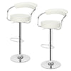 2PCS Bar Stools Rotated 360 Degrees Chair Swivel Gas Lift Foot Rest Seat UK