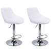 2pcs Adjustable High Disk Rhombus Backrest Design Bar Stools Chair kitchen UK