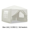 2MX2M 2.5MX2.5M 3MX3M Pop Up Gazebo Garden Party Tent With Sides Canopy Marquee