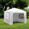 3x3m Sides Gazebo Marquee Tent Garden Party Waterproof Canopy Shelter Windbar
