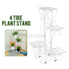 4 Tier Layer Flower Plant Pot Stand Display Shelf Home Garden Outdoor Decor Rack