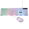Gaming Keyboard And Mouse Set Rainbow RGB LED USB For PC Laptop Xbox One PS4 UK！