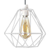 Metal Pendant Light Shade Ceiling Industrial Geometric Wire Cage Lampshade Lamp