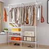 Large Clothes Rail Hanging Coat Stand Shoe Rack Shelf Storage Wardrobe Organizer